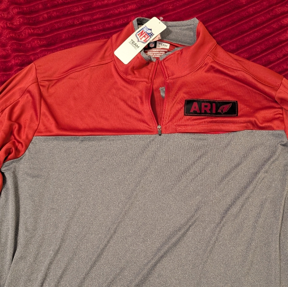 NFL Arizona Cardinals Quarter Zip Team Apparel